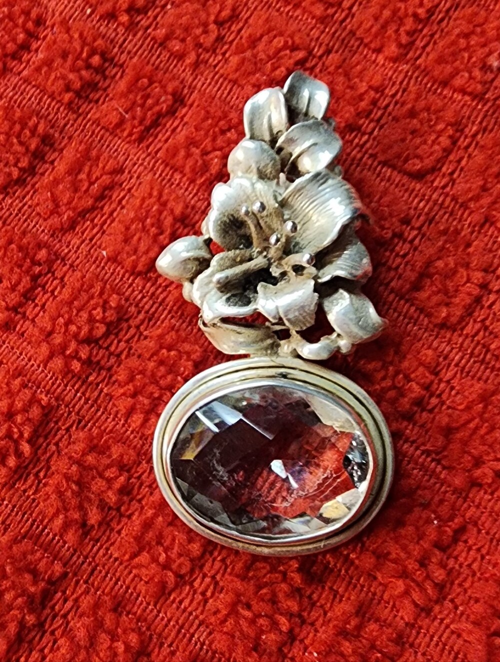 Pendant For Silver Chain. Sterling Silver. Its Bold.